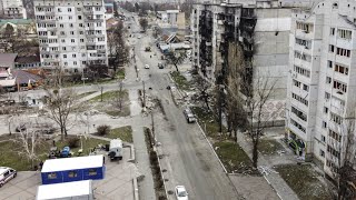 EXCLU EUROPE 1 - Les images du bombardement russe de l'usine de missiles près de Kiev