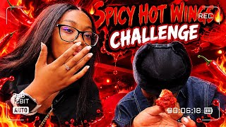 Download lagu SPICY HOT WINGS CHALLENGE WITH PEANUTS ( WHO WON ⁉️ )