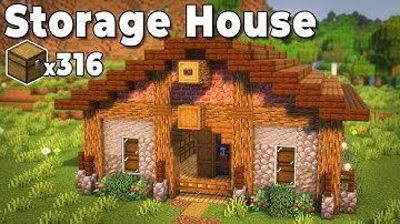 How to Build a Storage House in Minecraft