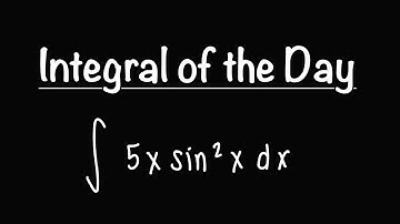 Integraal van de dag: 2.16.23 | Integratie door delen + trigonometrie | Calculus 2 | Wiskunde met...