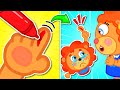 Lion Family | Fake Being Sick to Skip Class - Funny Stories For Kids