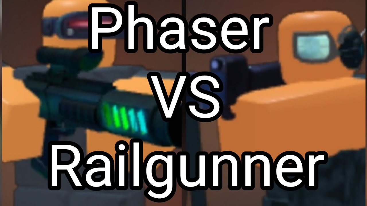 Phaser VS Railgunner | Roblox Tower Battles