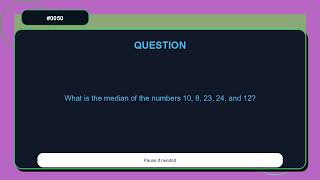 SAT Math Mock Test Questions Set 0050 | Statistics Practice