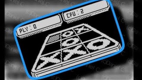 Tiny-Morpion (tic-tac-toe) for Attiny85 (tinyjoypad) , ARDUBOY , ESP8285 (MEGA tinyjoypad)