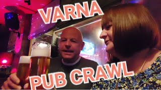 We celebrate LINDSEY'S BIRTHDAY with a BAR CRAWL in VARNA🍻