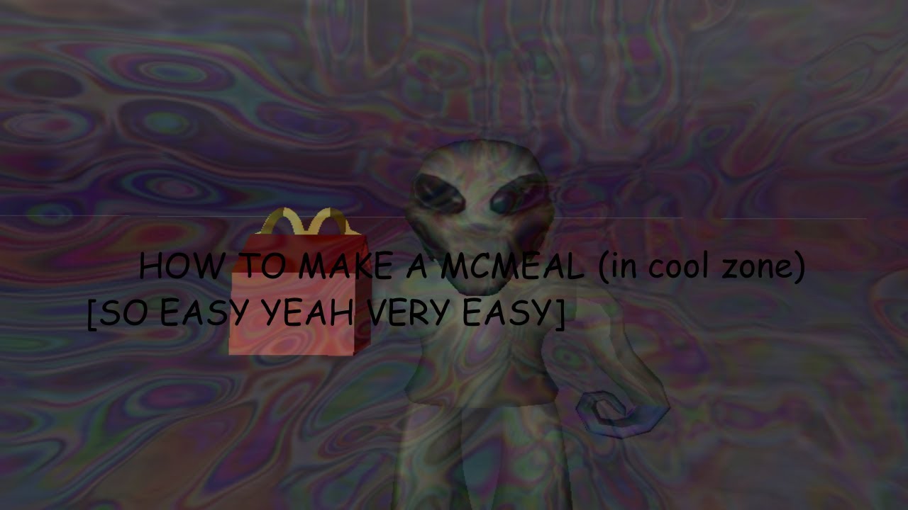 How To Make The mcmeal in The Cool Zone Roblox YouTube