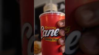 Raising Canes ASMR #asmrsounds  #raisingcanes #shortsvideo