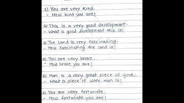 Assertive to Exclamatory #english #grammar