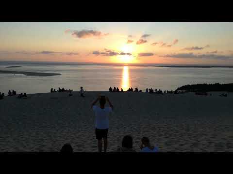 Vidéo Bassin Darcachon Le Spectacle Du Coucher Du Soleil