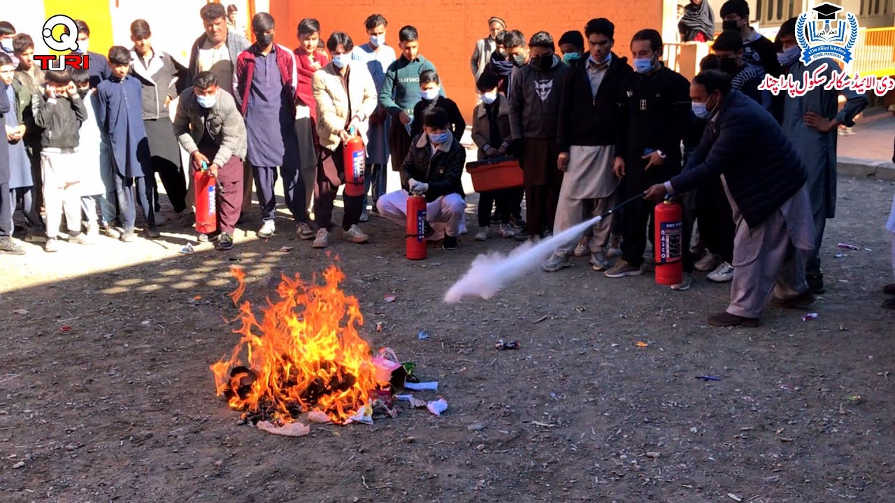 ہنگامی حالات میں فرسٹ ایڈ سول ڈیفینس کی تربیت دی الائیڈ سکالر سکول پاراچنار