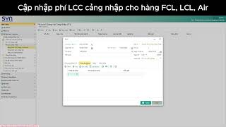 Cập nhập phí LCC cảng nhập cho hàng FCL, LCL, Air