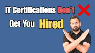 IT Certifications Won’t Get You Hired! #it #certification #jobsearch #job