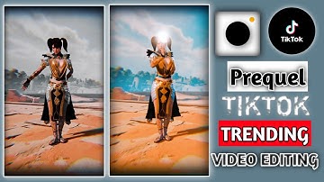 Tiktok New Trending Prequel || Prequel App Video Editing Tutorial || BG Editer