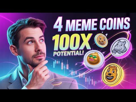 4 Viral Meme Cryptos With Potential for 100x Gains