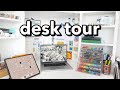 desk tour | organized & aesthetic 💫
