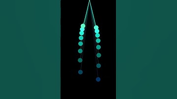 Hypnotic Patterns in Motion! #satisfying #adhd #simulation #physics #pendulum
