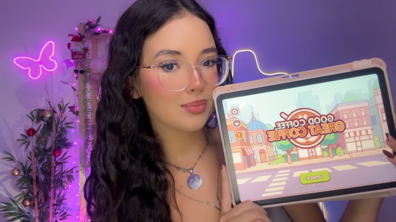 ASMR JOGANDO GOOD COFFEE NO IPAD ATÉ VOCÊ DORMIR 💤 