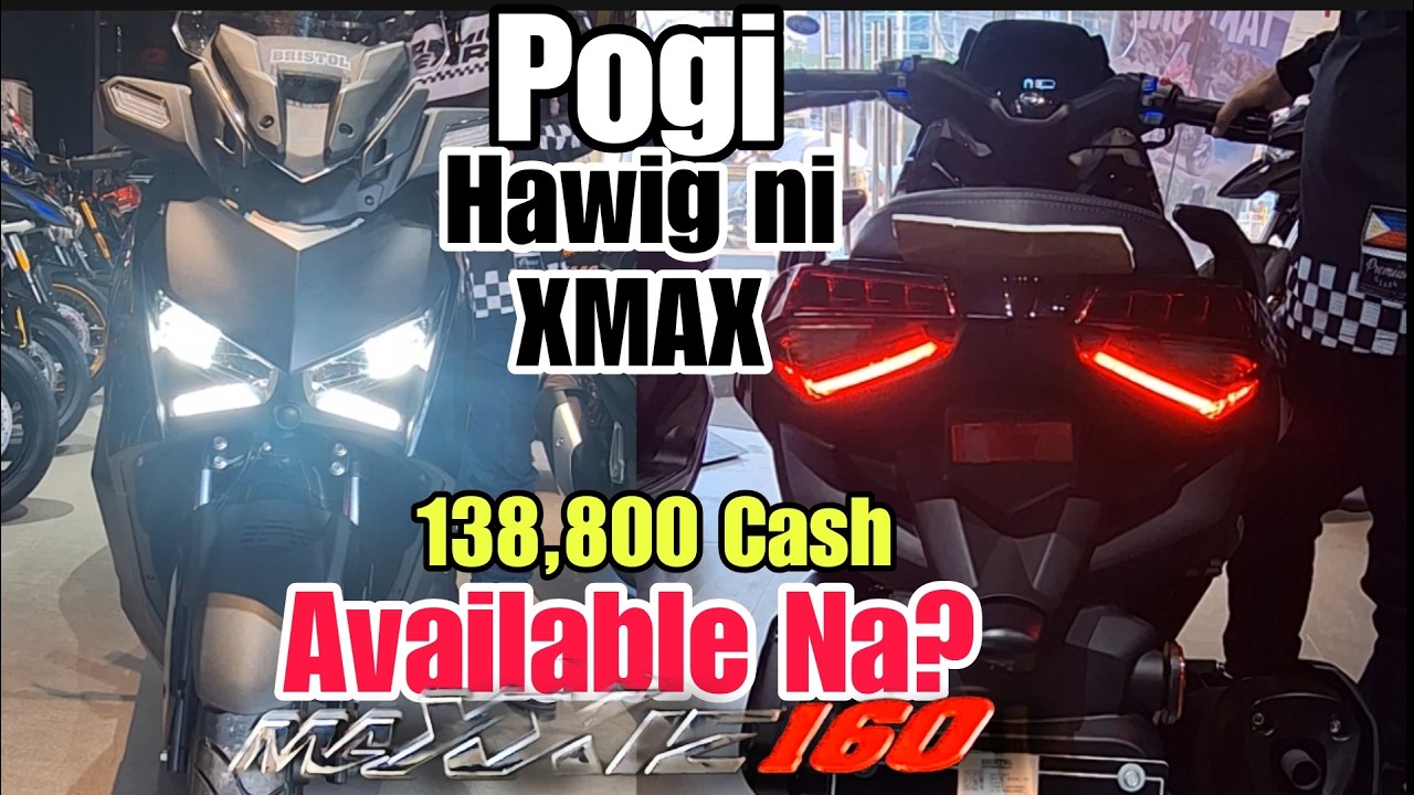 Mas Pormado at Loaded 2025 Bristol Maxie 160 Scooter Full Specs & Price & Promo , Kahawig ng XMAX