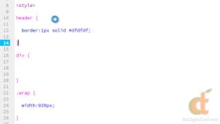HTML5 and CSS3 - Part 14 - HTML5 Header Tag