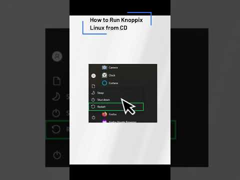 How to Run Knoppix Linux from CD