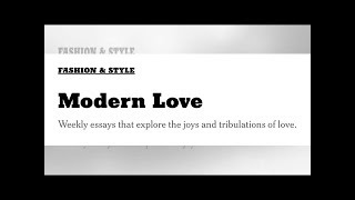 New York Times 'Modern Love' Column To Become Amazon Series World Today