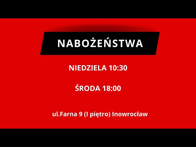 Nabożeństwo niedzielne 18.01.26 - br. Paweł Łączny - Zbór naszym domem, czy kinem?