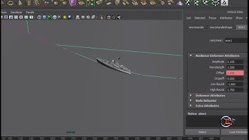 MAYA | tips and tricks ||  Quickly animate ship an ocean.