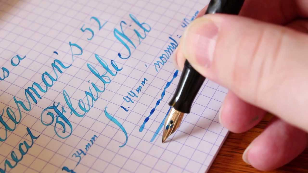 Vintage Waterman's 52 in BCHR with a great Flexible nib.