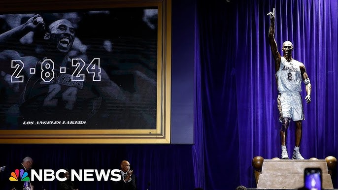 Kobe Bryant S Statue Unveiled Outside Crypto Com Arena