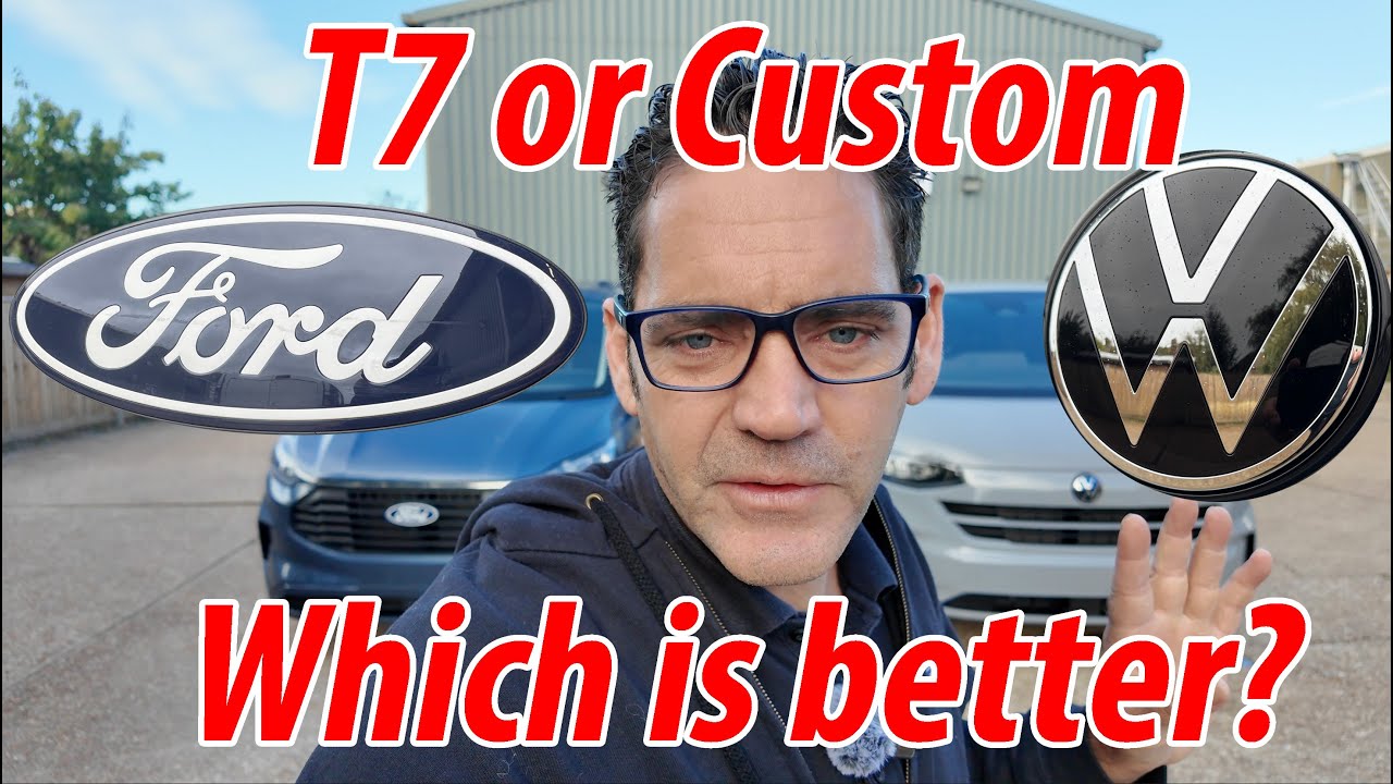 VW T7 или Ford Transit Custom, какой фургон лучше? Volkswagen или Ford? Или это один и тот же фур...