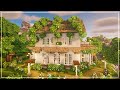 Minecraft || How to Build a COTTAGECORE House || Como Construir una Casa de Campo || Relaxing Video