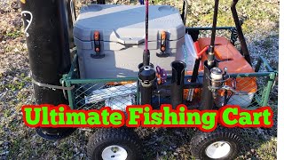 The Ultimate Fishing Cart Fishing Wagon,  How to Build, DIY, (Catfish, Carp & Beach Fishing)