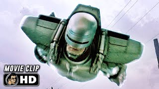 RoboCop&#39;s Jetpack Scene | ROBOCOP 3 (1993) Sci-Fi, Movie CLIP HD