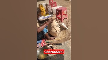 New Sri kohl making #mridangam #srikhol #shorts