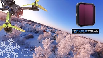 Freewell ND filter testing on the Insta360 One R [Winter Wonderland FPV, Nazgul 5, 4K, RAW]