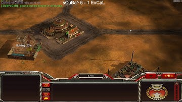 C&C Generals Zero Hour Expert CW sCuBa vs ExCaL