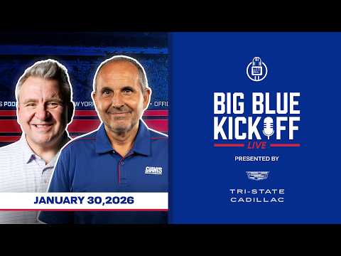 January 30, 2026 | Big Blue Kickoff Live | New York Giants