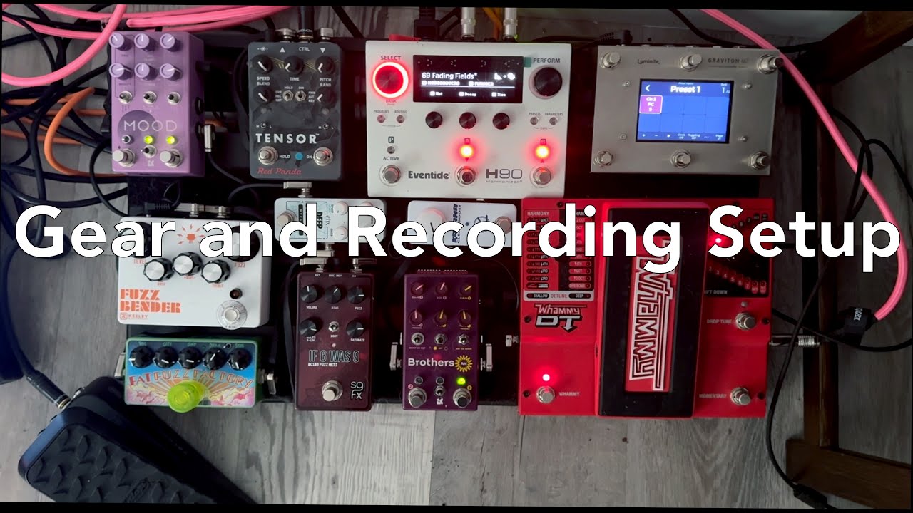 Fractal Rig Setup Gear and Recording Setup - With Brothers AM, Fractal, and Logic Pro ...