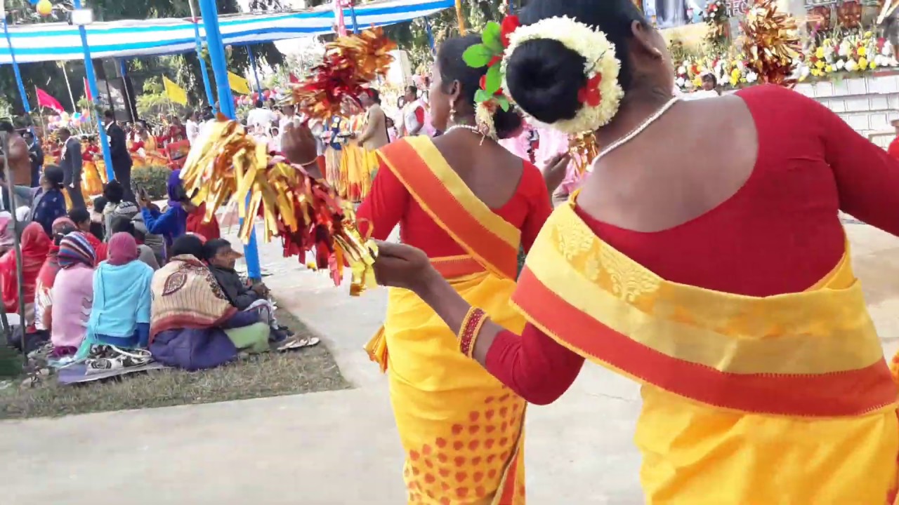 Golden jubilee 2nd largest church kunkuri prawesh dance by kunkuri pali