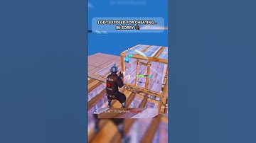 I GOT EXPOSED FOR CHEATING... IM SORRY 🥀 #fortnite #fortniteclips #fortnitefunny