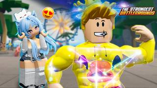 Turning Into COSMIC GAROU To Date With E-Girls in Roblox The Strongest Battlegrounds.