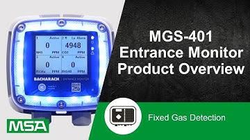 MGS 401 Entrance Monitor product knowledge