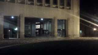 MIT East Campus Pumpkin Drop 2013