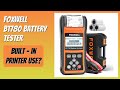 REVIEW (2026): FOXWELL BT780 Battery Tester. Features