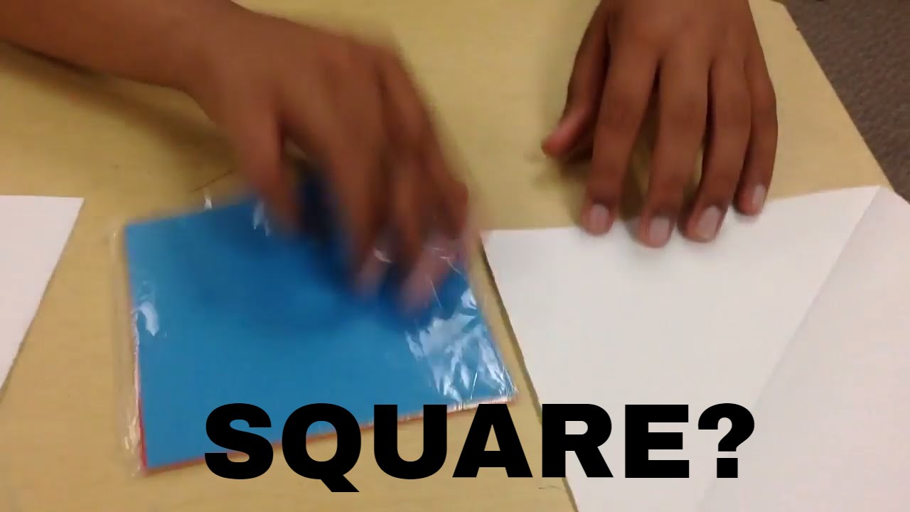 How to make a square using 8.5 x 11" paper! YouTube