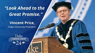 President's Greeting | Duke's 2024 Commencement Ceremony