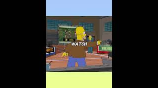 Bart plays online gaming tournaments.#animation #simpsons #happy