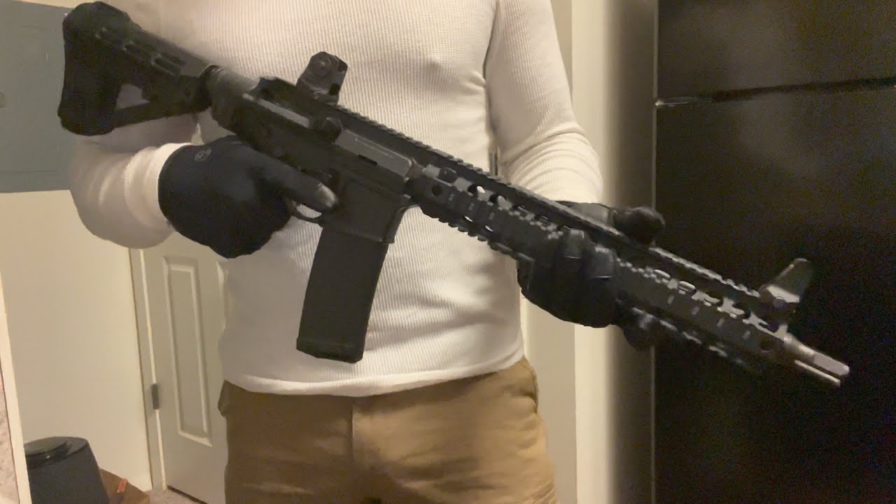 Daniel Defense front & rear sights install - YouTube