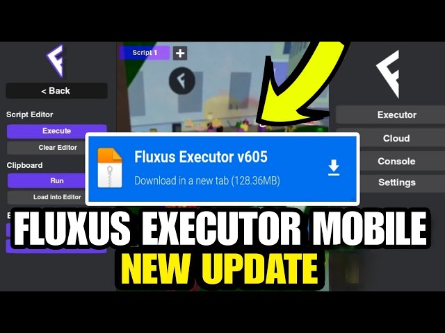 How to download new updated fluxus executor v602 with key process
