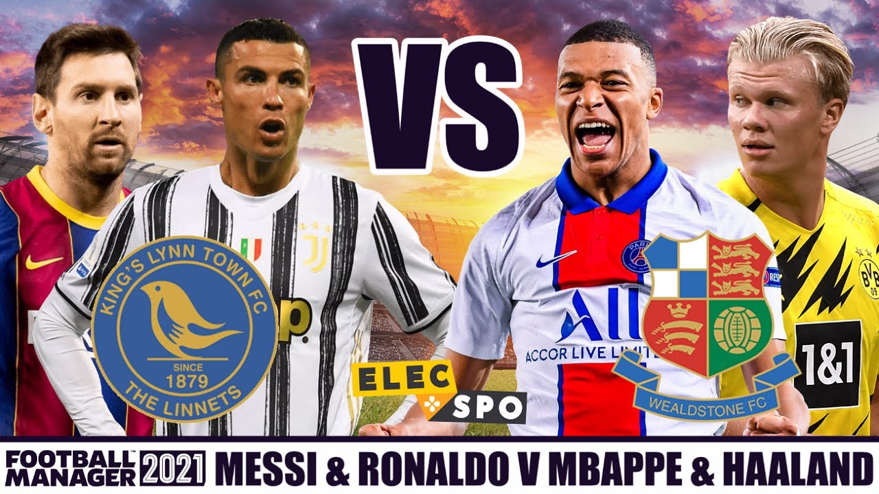 Ronaldo & Messi vs Mbappe & Haaland In Non-League ... Ronaldo & Messi vs Mbappe & Haaland In Non-League ...